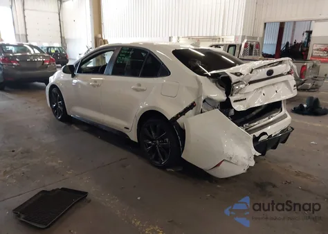 2025 Toyota Corolla Hybrid Se from USA, damaged, VIN JTDBDMHEXSJ011816
